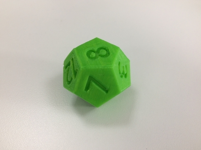 Dice 12 sides 3D Print 177660