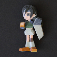 Small Yuffie  Low Poly 3D Printing 177692