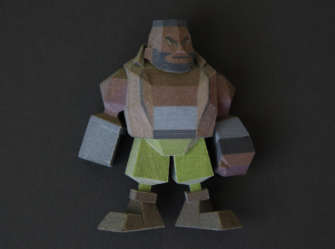 Barret Low Poly