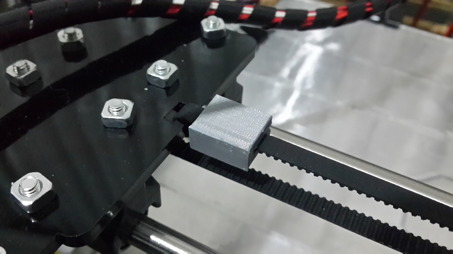 3d Printer Belt Holder (Simple, for all kind) 3D Print 177747