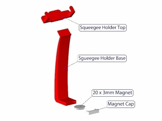 Squeegee Holder 3D Print 177871