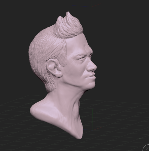 Grant Gustin likeness (FanArt) 3D Print 177887