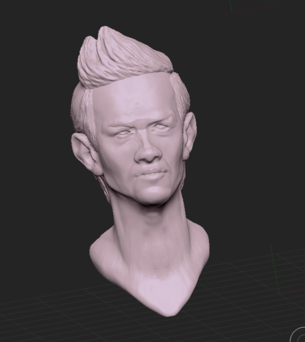 Grant Gustin likeness (FanArt) 3D Print 177888