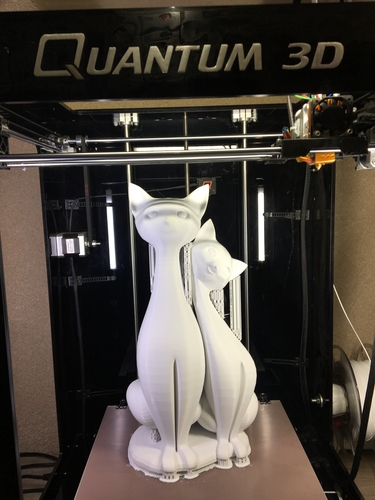 Twin Cats 3D Print 178104