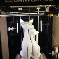 Small Twin Cats 3D Printing 178104