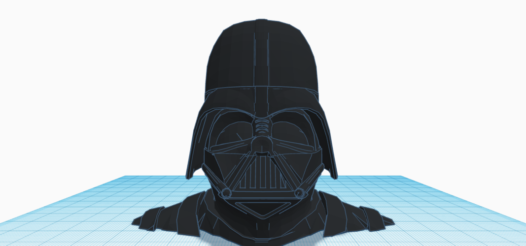 Complete Darth Vader Bust 3D Print 178147