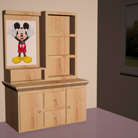 Wooden Dressing Table - Thumbnail 1