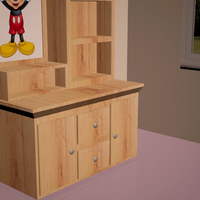 Wooden Dressing Table - Thumbnail 2