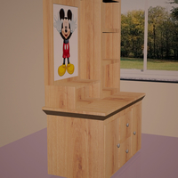 Wooden Dressing Table - Thumbnail 3
