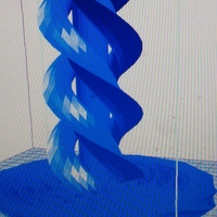 Twisted LED lamp - Thumbnail 1