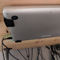 Small Macbook Under Desk Clips 3D Printing 178226