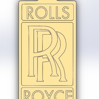 Small Keychain Rolls Royce 3D print model 3D Printing 178235