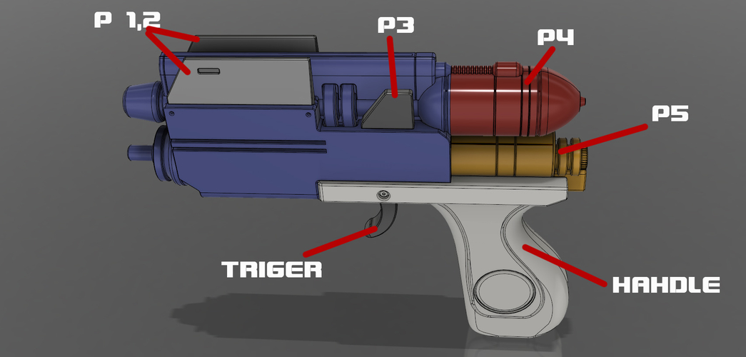 Blurrg-1120 holdout blaster 3D Print 178324