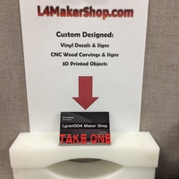 "Take One" - Business Card Holder - Thumbnail 7