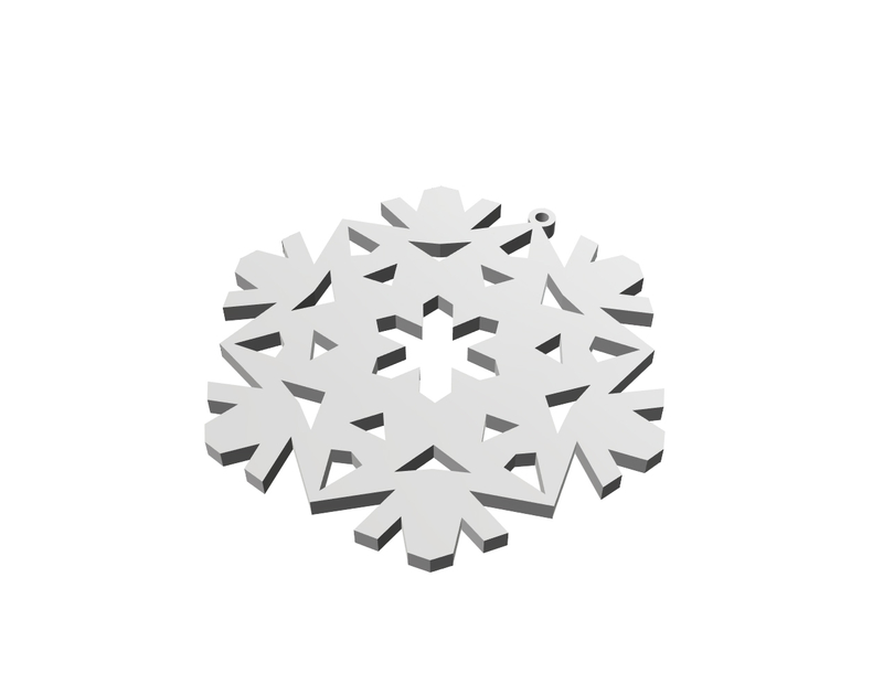 Christmas Snowflake Ornament_2