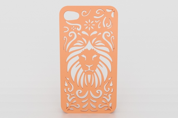 Lion Floral Iphone Case 5/5s 3D Print 178406