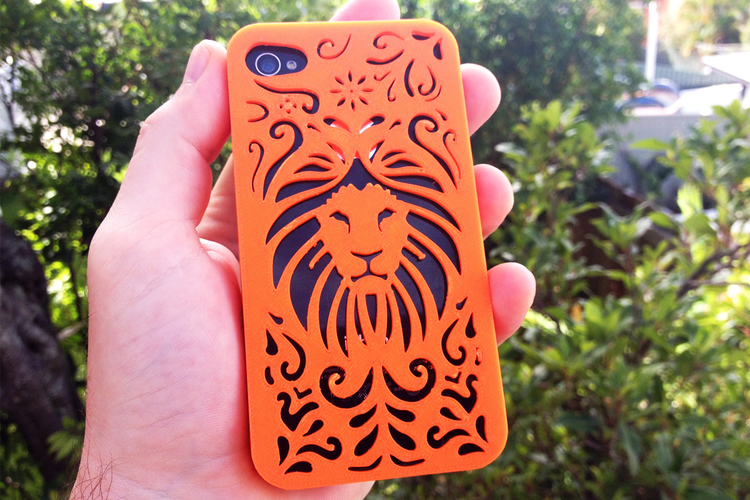 Lion Floral Iphone Case 5/5s 3D Print 178407
