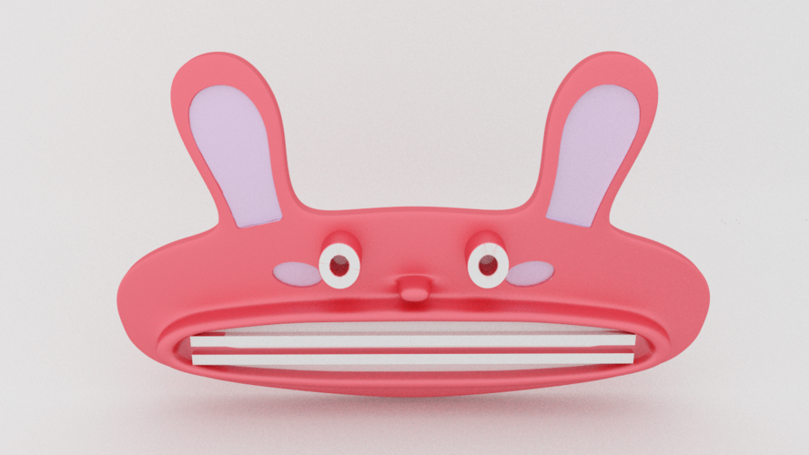 Bunny Paste Pusher 3D Print 178432