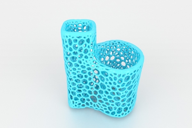 Toothbrush Holder Voronoi 3D Print 178434