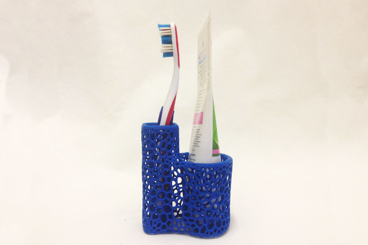 Toothbrush Holder Voronoi 3D Print 178435