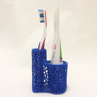 Small Toothbrush Holder Voronoi 3D Printing 178435