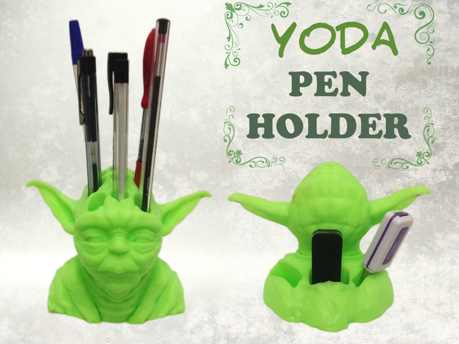 Yoda Pen Holder 3D Print 178456