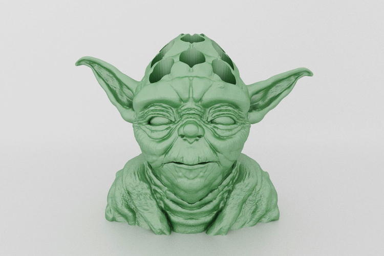 Yoda Pen Holder 3D Print 178459