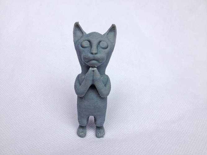 Begging Cat 3D Print 178465