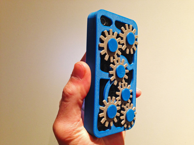 Mechanical Gear Iphone Case 4/4s 3D Print 178469