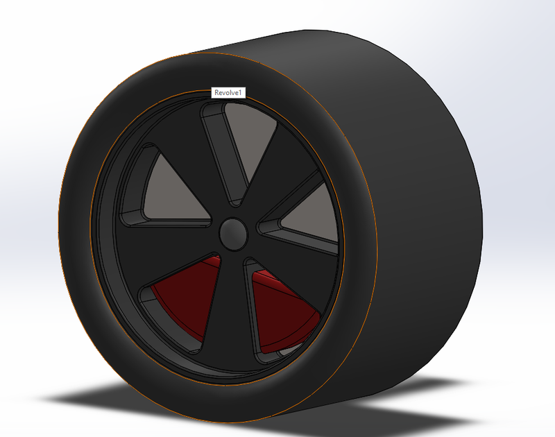 Fuchs Wheels for Low-Poly Porsche 911 Turbo