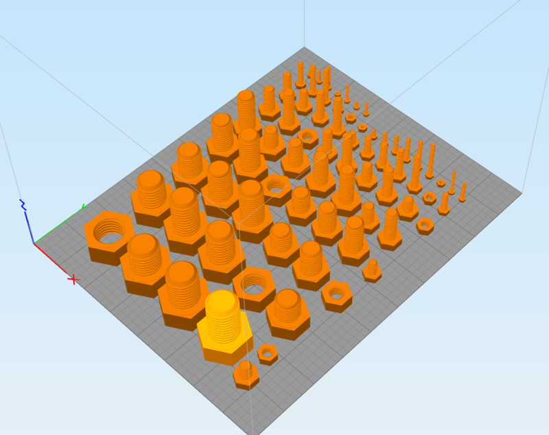 Every Common Metric Nut And Bolt - M2 through M20