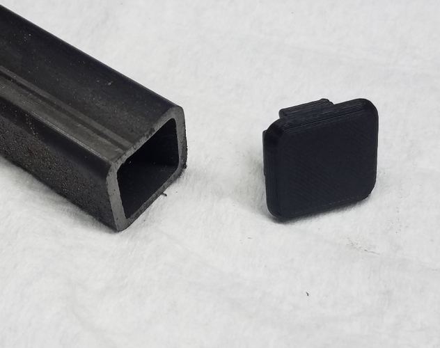 Plug for 1"x1" 11 Gauge box tube 3D Print 178551