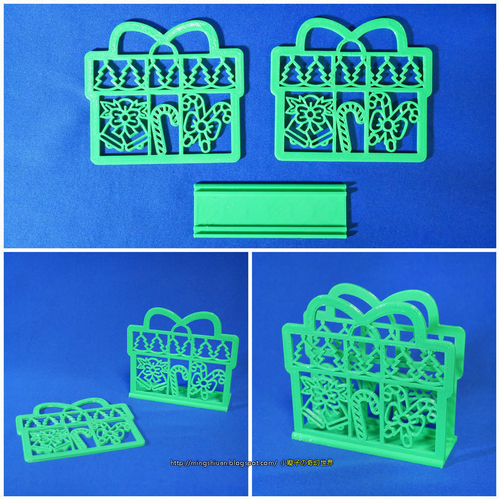 Christmas napkin holder 3D Print 178553