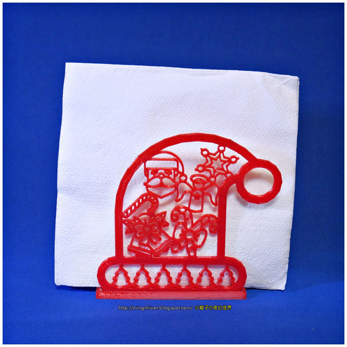Christmas napkin holder 3D Print 178557