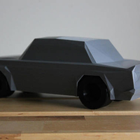 Low Poly 1973 BMW 2002 Turbo - Thumbnail 2