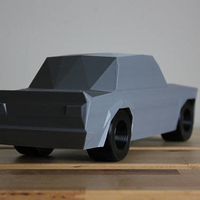Low Poly 1973 BMW 2002 Turbo - Thumbnail 4