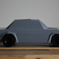 Low Poly 1973 BMW 2002 Turbo - Thumbnail 5