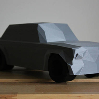 Low Poly 1973 BMW 2002 Turbo - Thumbnail 6