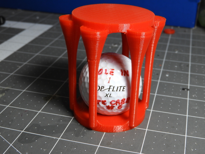 Golf Ball in a Cage 3D Print 178619