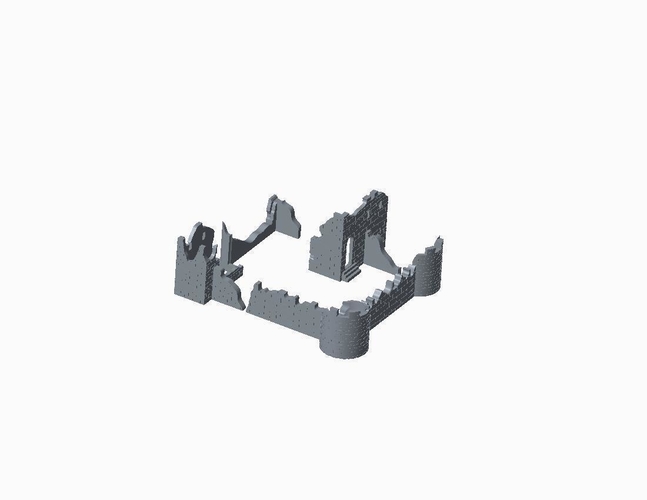 Castle Ruin 3D Print 178704