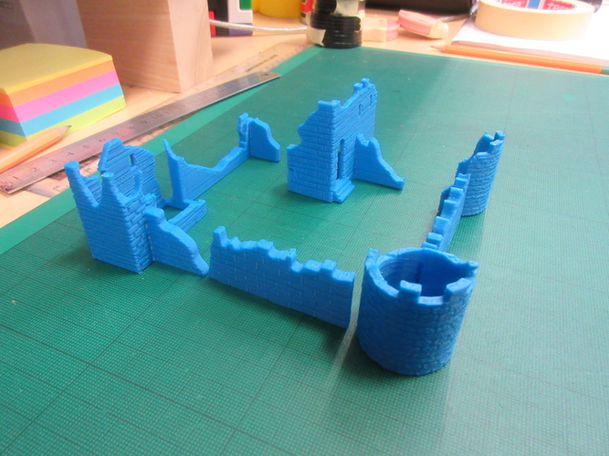 Castle Ruin 3D Print 178707