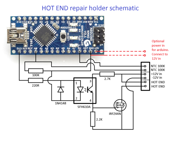 Hot End repair holder 3D Print 178718