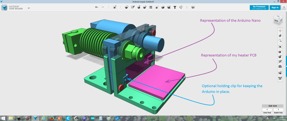 Hot End repair holder 3D Print 178719