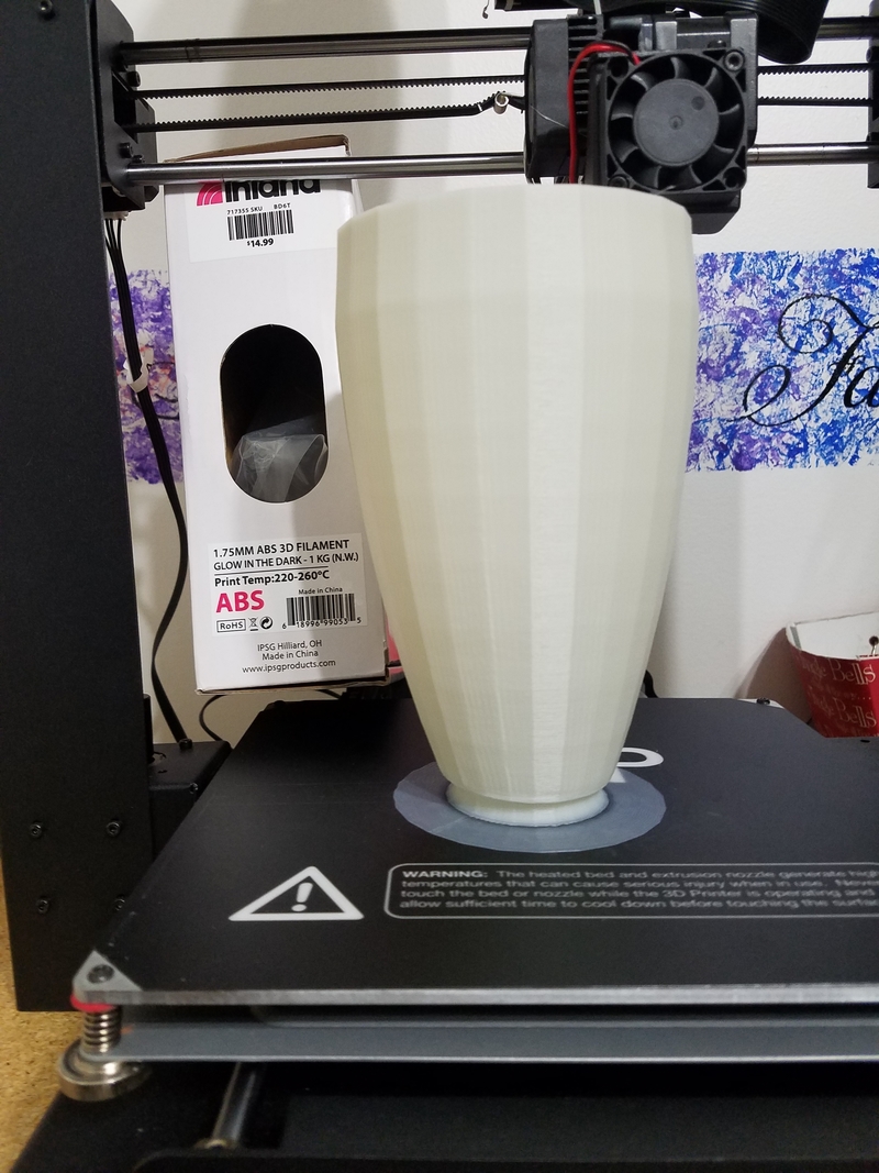 Glow in the dark lamp shade