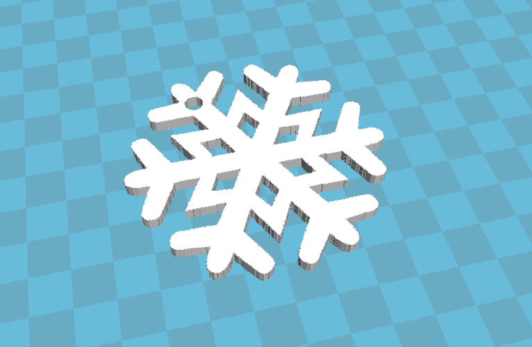christmas snowflake 3D Print 178738
