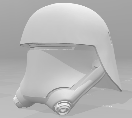 3D Printed Star Wars TFA First Order SnowTrooper Helmet by akira2 ...