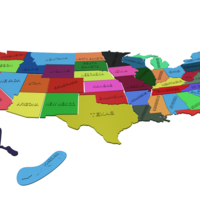 USA States, 3D puzzle, Study Plan - Thumbnail 4