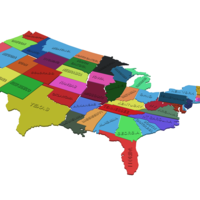 USA States, 3D puzzle, Study Plan - Thumbnail 6