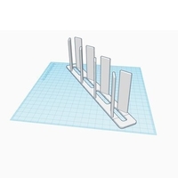 4 Fach Brillen Wandhalterung  / Eyeglasses wall mount - Thumbnail 2