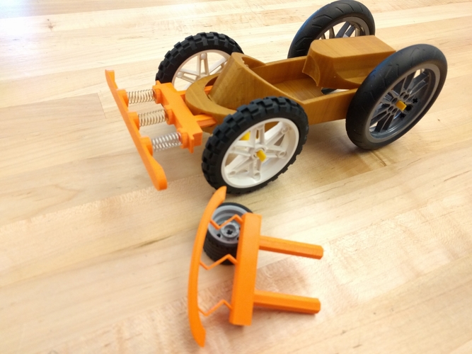 Crumple Zone Crash Test Car 3D Print 178992